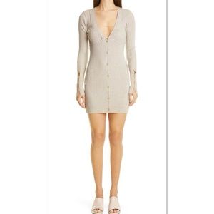 Jacquemus Women’s Mini Dress ✨ The Lauris ribbed cardigan dress